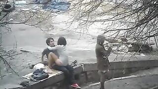 The young guy has been photographing sex with girls in public places