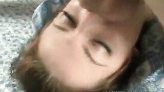 Girl takes a dick in her mouth very deeply