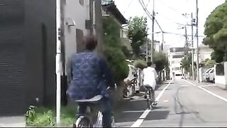 A Japanese girl was betrayed and fucked in a passionate scene