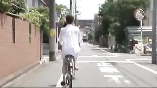 A Japanese girl was betrayed and fucked in a passionate scene
