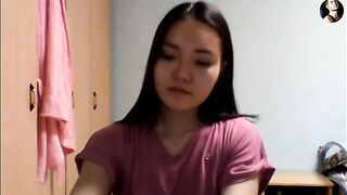 A figure appears on Skype and engages in intimate acts with a guy