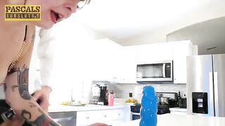 The pussy flies over the bumps in this steamy scene