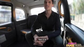 A girl is a taxi driver in an alternate universe, and she has sex with her passenger