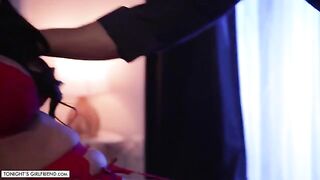 Jamie Michelle got fucked in sexy lingerie by a husband of her fan
