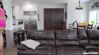Take My Parcel - a hot brunette with big tits gets fucked