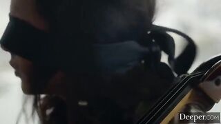 The boss fucked his secretary on the table in the office, accelerating passion
