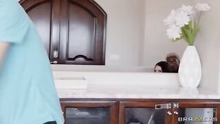 A car, a beautiful woman, and a strong man in one video