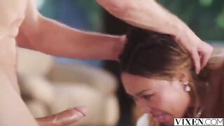 A girl wins a prize and gets an unexpected gift