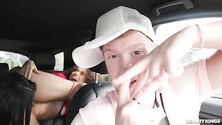 A pick-up guy found a girl and her friend to get fucked
