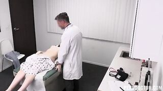 The guy has a dream with the sexy doctor in charge