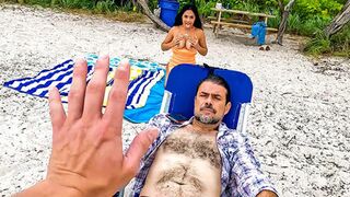 Labor Day became not so lazy after meeting on the beach