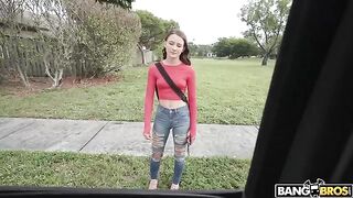 A girl is ready to do anything for the sake of money