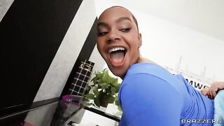 A guy is shadowing his boss and the office slut, who loves to masturbate