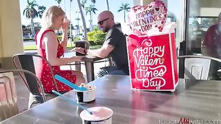 The husband threw his wife to the mercy of a stranger on Valentine's Day