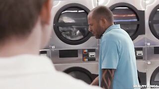 Doing the laundry and getting intimate with a neighbor