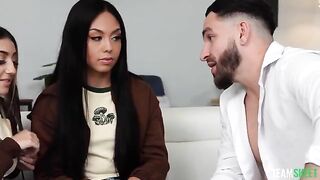 Bad Influence - Two strangers and a wife. Threesome. report for cuckold