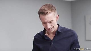 The guy drove his cock into the girl’s pussy