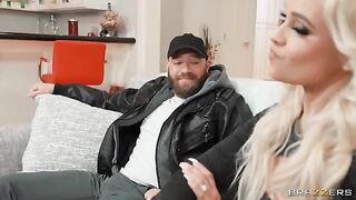 A naughty wife gets a cock in her pocket for money