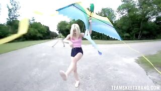 A girl with a raging hard-on loves fucking in the great outdoors
