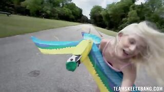 A girl with a raging hard-on loves fucking in the great outdoors