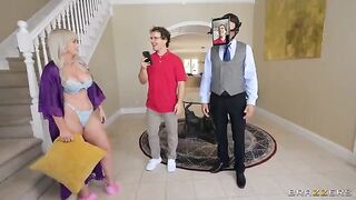 A husband is watching his wife getting fucked by a stranger