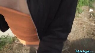 Italian brunette is crying on the street because of her lost phone