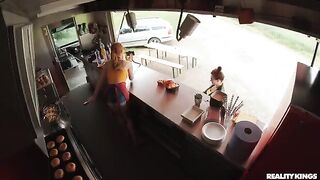Fucked her in the kitchen, right on the table