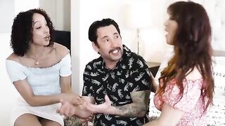 A rich guy is having sex with a girl because of loneliness