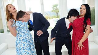 Hot stepmom and her son in swag swap action