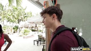 A man came to check the strength of a girl and herself