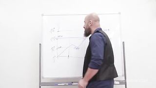 Our ass is again covered with cum after a hot scene