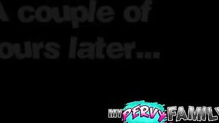 Guy caught jerking off to his hot stepsister, now what? - MyPervyFamily