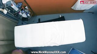 A 19-year-old girl gets a sexy massage from her handsome masseur