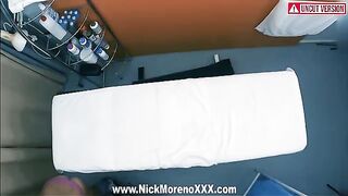 A 19-year-old girl gets a sexy massage from her handsome masseur