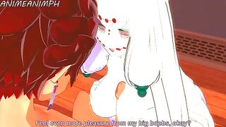 Spider Demon (Mother) fucks with Tanjiro Kamado in 3D hentai