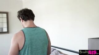 Step sisters’ friend suggests not to think about sex right now