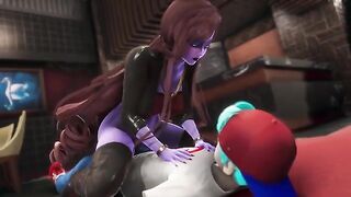 The boyfriend cheats on his GF with her sexy MILF mom in this steamy FNF mod
