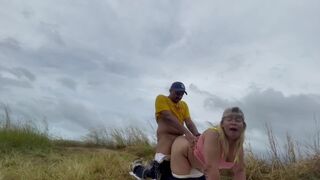 Outdoor sex adventure in the forest with Pinay beauty