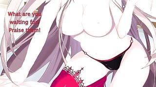 A saint faces his opposite, the sinner, in a captivating hentai scenario
