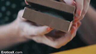 A hot erotic surprise from EroticaX for a birthday with intense passion