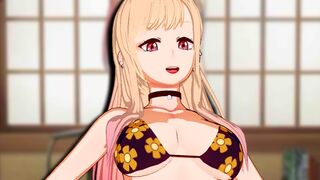 Marin Kitagawa's My Dress up Darling 3D Hentai is a great anime porn