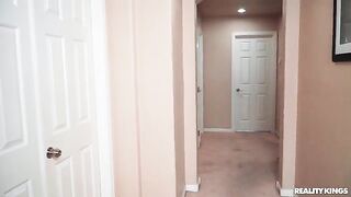 The girl is in the mood to have sex with anyone