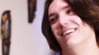 Charming girl has a fateful meeting with guys, resulting in great sex