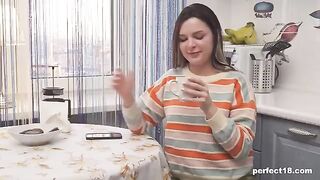 Small tits, but a great pussy. That's the recipe for success!