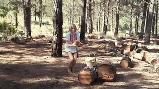 They fucked in the woods, it was a hot day and they couldn’t resist