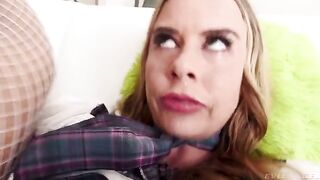 An angel with an anal character, showcasing intense passion