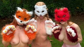 What is Quadrobers? A stunning redhead gets fucked in an intense roleplay scene