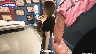 Fella seduced a shy student who loves huge cocks