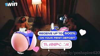 The guy caressed his stepsister and pulled off her panties. She was not against it