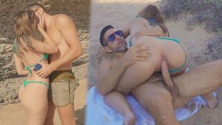 Picked up a beautiful girl on the beach and fucked her hard